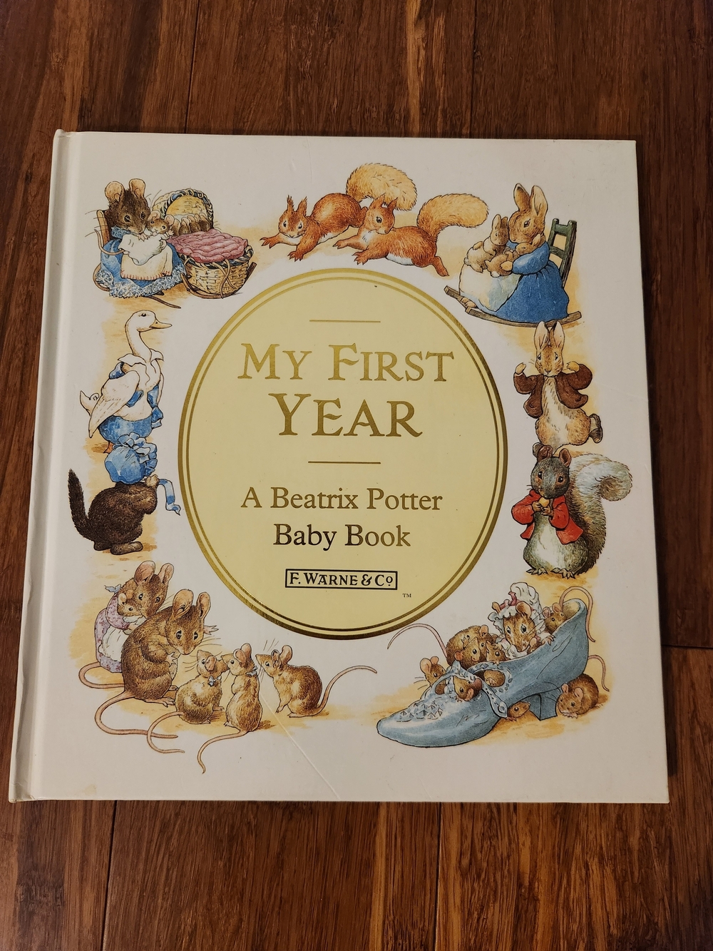 Vintage My First Year A Beatrix Potter Peter Rabbit Baby Book Keepsake Kids Gift